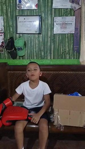 Thank You somuch Toby's Sports for sponsoring Little Champ Assassin Boxing Gloves and GMA NETWORK maam Hanna Mhel Dionisio andito napoh🥰🥰🥰 | Bryan Son Flores Obrador I