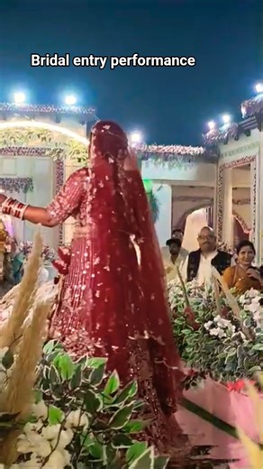 bridal entry performance #wedding #performence #weddingceremony