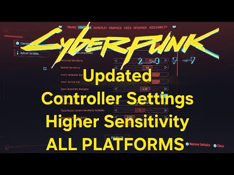 Cyberpunk 2077 - *UPDATED* Perfect Controller Settings (Higher Sens Build) (Consoles & PC) (2026)