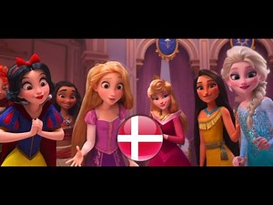 Vanellope meets the Disney Princesses (Danish) | RALPH BREAKS THE INTERNET