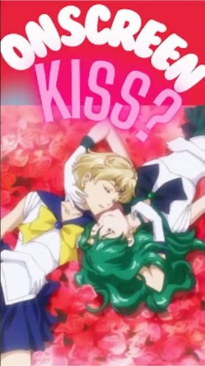 Sailor Uranus and Sailor Neptune on screen kiss?