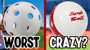 Pitching with Every Type of Wiffleball