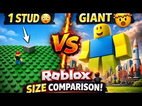 “Smallest to Biggest Roblox Worlds 🤯 | INSANE Scale!”