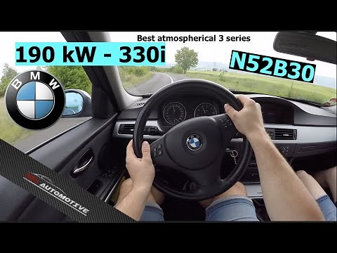 2005 | BMW 330i 190 kW (N52B30) | POV Test Drive + Acceleration 0 - 200 km/h