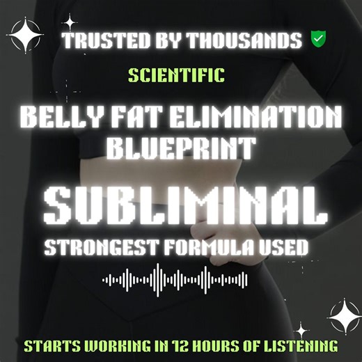 Plan d'élimination de la graisse du ventre subliminal Manifestation audio subliminale très efficace Attraction subliminale Perte de poids - Etsy France