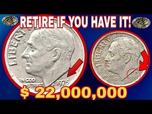 Rare Roosevelt Dimes Worth BIG Bucks! 1975 No Mint Mark & 1993-D Collectors Hunt