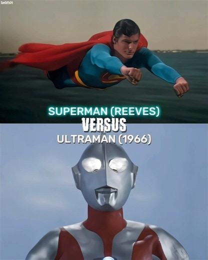 Superman (Reeves) Vs Ultraman (1966) | #dc #ultraman