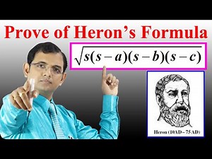 Prove of Heron's Formula