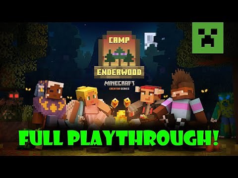 Camp Enderwood - FULL PLAYTHROUGH & Review (DLC) ¦ Minecraft Bedrock