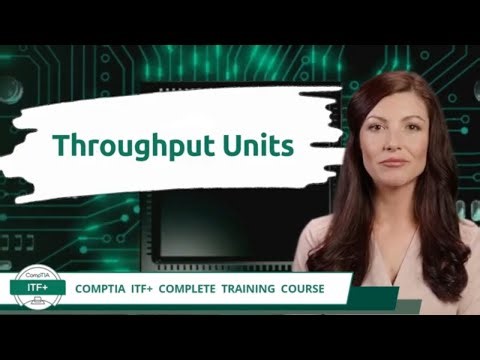 CompTIA ITF+ (FC0-U61) | Throughput Units | Exam Objective 1.5 | Course Training Video