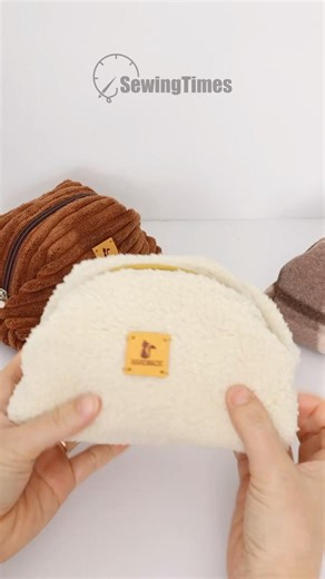 Fluffy Zipper Pouch - check the original video https://youtu.be/SLm6tYhrP8I