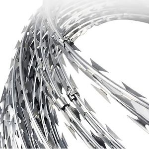 [Hot Item] Spiral Razor Wire Barrier with Clips - Quick Deployment for Temporary Security Zones