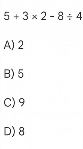 Order of Operations (PEMDAS/BODMAS)