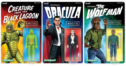 The Universal Monsters join Super7’s ReAction  series