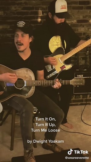 A classic Dwight Yoakam tune — “Turn It On, Turn It Up, Turn Me Loose” #country #countrymusic #classiccountry #musicians #turnup #ourtype