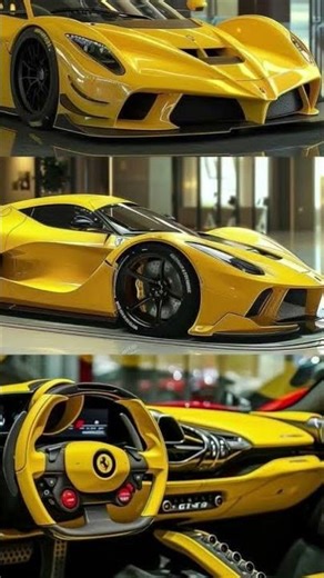 Yellow Ferrari 💛🏎️ | Pure Italian Speed & Style