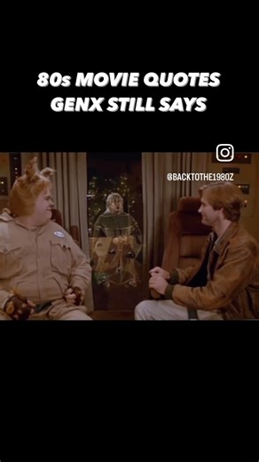 Backtothe1980z on Instagram: "Here’s some famous 80s movie quotes that we genx still love to say. Haha I find myself saying at least one of these quotes every week. We grew up in the best time! Theres so much more too. FAIR IS FAIR! #80smovies #childhoodmemories #genx #moviequotes #growingup #80s #1980s #movies"
