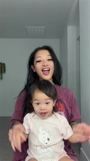 I don’t think she understands the concept of lip syncing yet but she feelin the beat fs😭