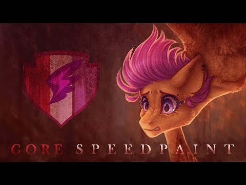 [MILD GORE/13+] Scootaloo’s Death (Falling) - MLP Speedpaint