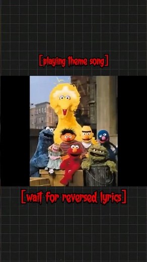Do NOT Reverse the Sesame Street Theme Song…#shorts #horrorshorts #scary