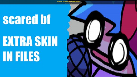 Scared BF! (WITH EXTRA SKIN! Mod for Friday Night Funkin' | FNF Mods