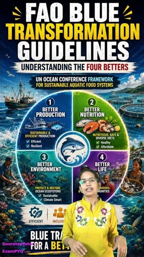 FAO Blue Transformation: 4 Betters for Sustainable Aquatic Food Systems #Shorts