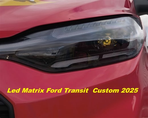 Led Matrix Ford Transit Custom 2025 😃 | Jaromír Rozenberg