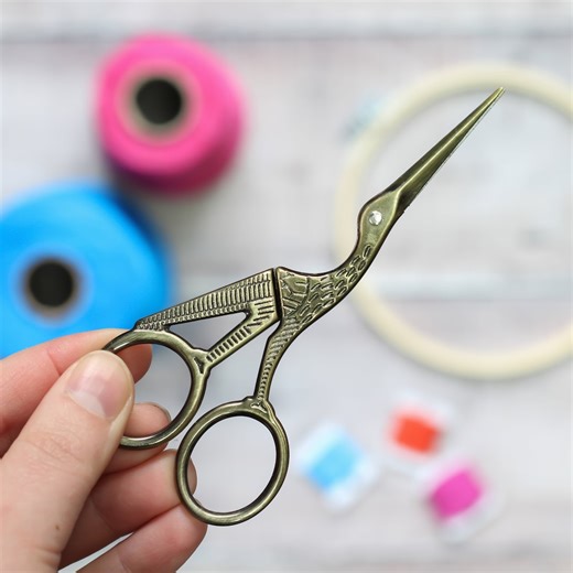 Stork Embroidery Scissors : Small Craft Tool - Etsy