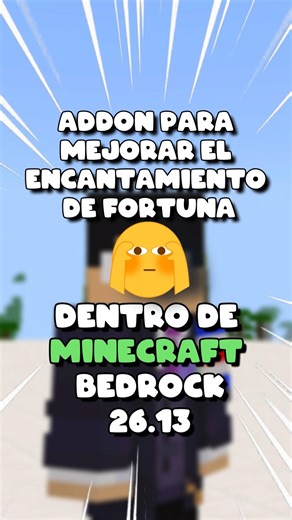 ADDONS EPICOS PARA MINECRAFT || Fortuna Extender Addon #shorts #minecraft #mcpedl #addons