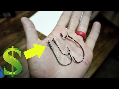 How to add a Cheap & Easy Bait Keeper to ANY FISHING HOOK!!