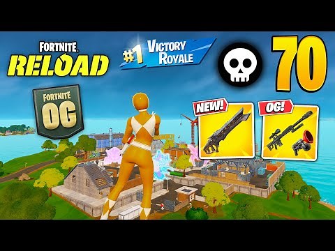 70 Elimination Solo Vs Squad Reload "Zero Build" Gameplay Wins (NEW! Fortnite RELOAD chapter 6 PC)