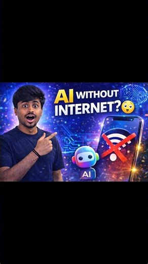 AI without internet! Google new AI model works offline 🤯 #AI #GoogleAI #Tech #AItools #FutureTech