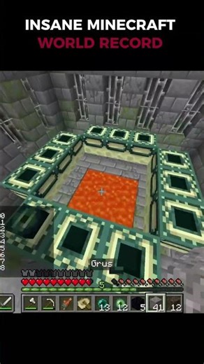 INSANE NEW MINECRAFT WORLD RECORD PART 4 #minecraft #worldrecord #speedrun #gaming