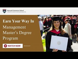 Earn Your Way In | Management Master’s Degree Program