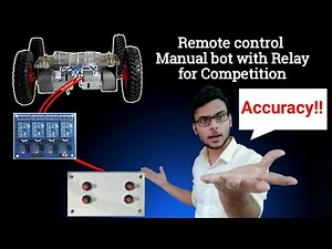 How to make manual bot using Relay Module and Push switch | Remote control car |Competition|Techfest