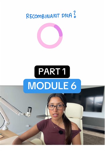 Module 6: Recombinant DNA 🧬 Follow to learn more about the steps involved in this technology. #hsc #biology #module6 #band6