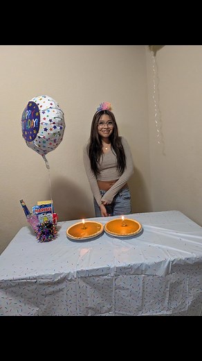 Birthday shenanigans... Pumkin pie for the Birthday Girl 🩷🩷🩷 #bdaycelebration #bdaygirl #birthdayvibes | Arlene Guerrero