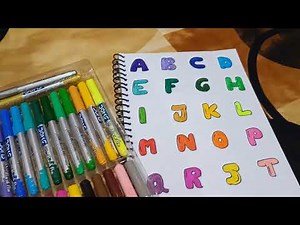 How To Draw BUBBLE LETTERS