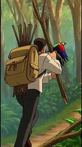 A Father’s Sacrifice in the Jungle | Heartwarming Anime Story #ghiblistyle #anime #asmr #emotional