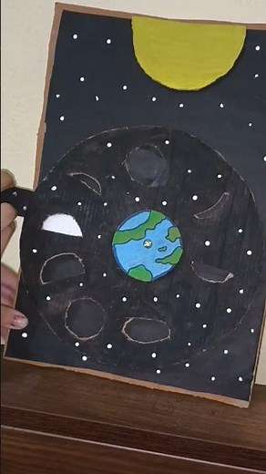 Phases of Moon Model 🌙 | Easy Science Project for School | Arpita Smart Creations 🌚🌑🌒🌓🌖🌗🌕🌘🌙🌜🌛