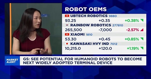 The technological trend of AI plus robotics is too important to be ignored: Goldman Sachs