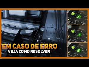 🔸 Impressora Canon - Como corrigir ERRO E16 ⁞ Não imprime ( PT - BR )