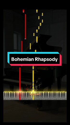 Bohemian Rhapsody Piano Tutorial | Easy Queen Song