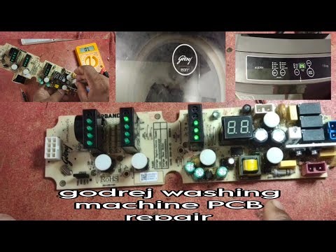 Godrej Washing Machine PCB Step by Step Repair | No Power Issue Fix
