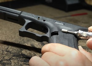 Stippling An Airsoft Glock 17 Frame