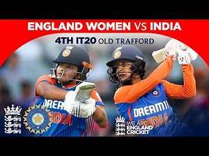 Verma & Rodrigues Lead India Home | Highlights - England v India | 4th Women’s Vitality IT20 2025
