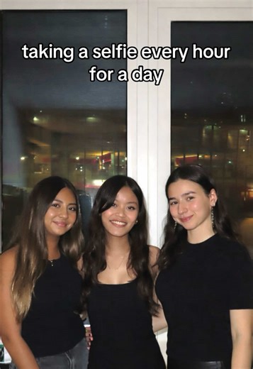 Taking Selfies Every Hour for a Day Challenge