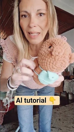 Tincho the Capybara Amigurumi Mini Backpack #crochet #crocheting