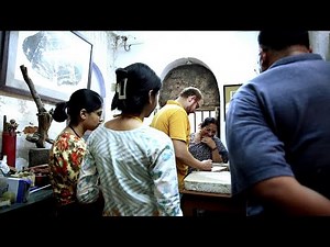 Drawing on Litho Stone | Traditional Lithography Process | Print Day in May 2025