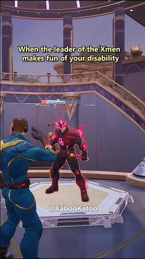 Cyclops is accidentally mean to Daredevil #Cyclops #marvelrivals #gaming